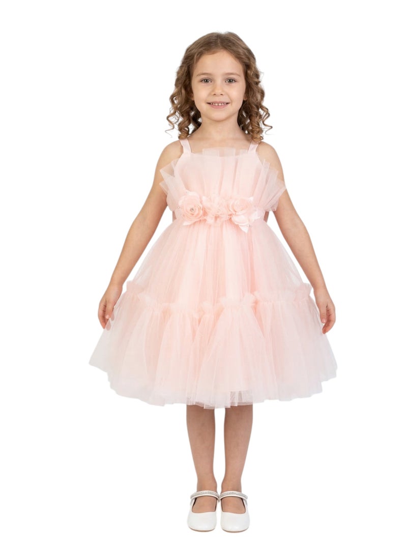 D'Daniela Tulle Flower Girl Dress - Image 1