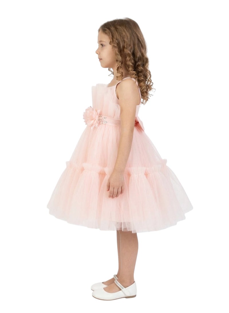 D'Daniela Tulle Flower Girl Dress - Image 2