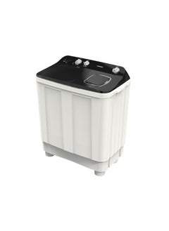 TORNADO TORNADO 10 KG Twin Tub Half Automatic Washing Machine, Mechanical Wash Timer, Intuitive Control, Durable Spin Motor, 1200 RPM, White x Black TMH-HS10C(WK)  - Image 2