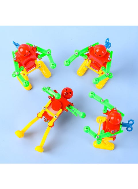Clockwork Robot Chain Dancing Robot Dancing Robot Cute Fun Stall Toys Wholesale-Color:Coil Dancing Robot