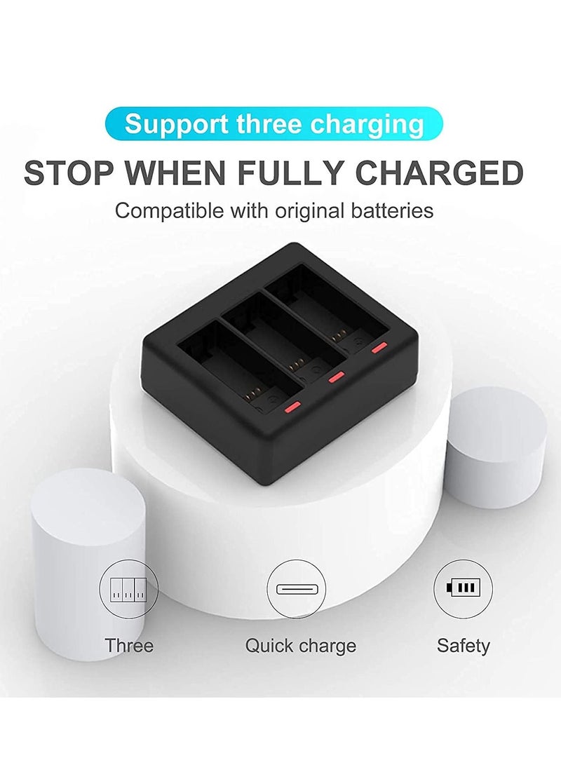 تيليسن gopro هيرو 10 هيرو 9 الأصلي أسود ملحقات كاميرا 3 قنوات USB شاحن وجيم نوع خط شحن - Image 3