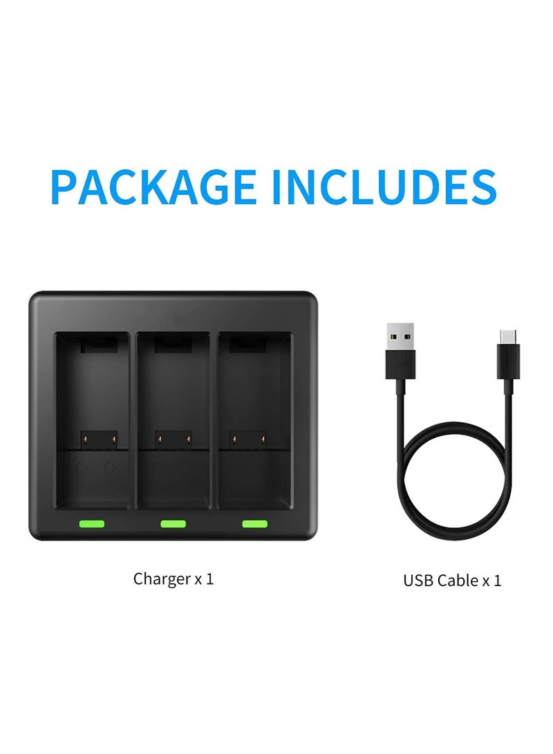 تيليسن gopro هيرو 10 هيرو 9 الأصلي أسود ملحقات كاميرا 3 قنوات USB شاحن وجيم نوع خط شحن - Image 4