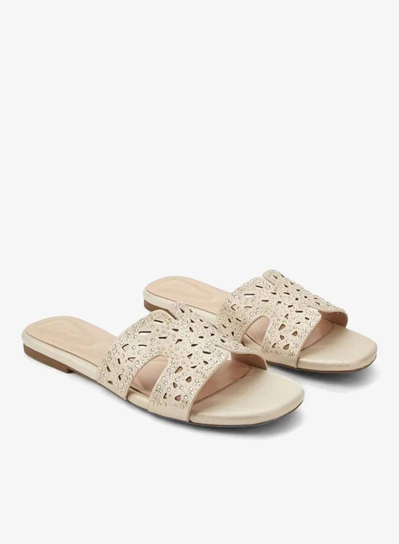 Celeste Women Embellished Flat Sandals