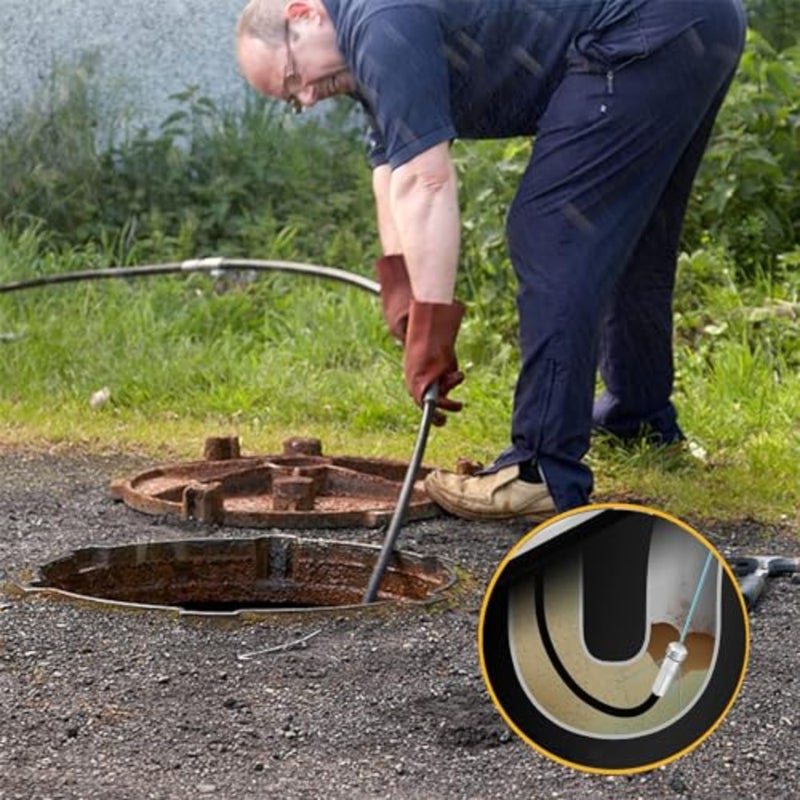 جهاز فك استنزاف المياه بطول 15 مترًا متوافق مع جهاز غسيل الضغط العالي Karcher/Lavor/Bosch، جهاز فك استنزاف المياه K2 K3 K4 K5 K7 - Image 4