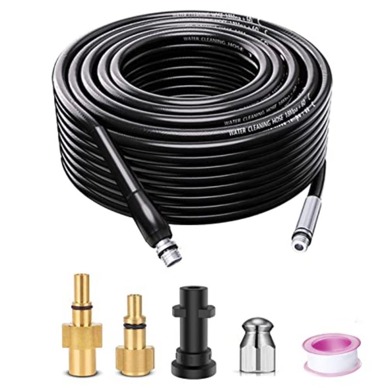 جهاز فك استنزاف المياه بطول 15 مترًا متوافق مع جهاز غسيل الضغط العالي Karcher/Lavor/Bosch، جهاز فك استنزاف المياه K2 K3 K4 K5 K7 - Image 1