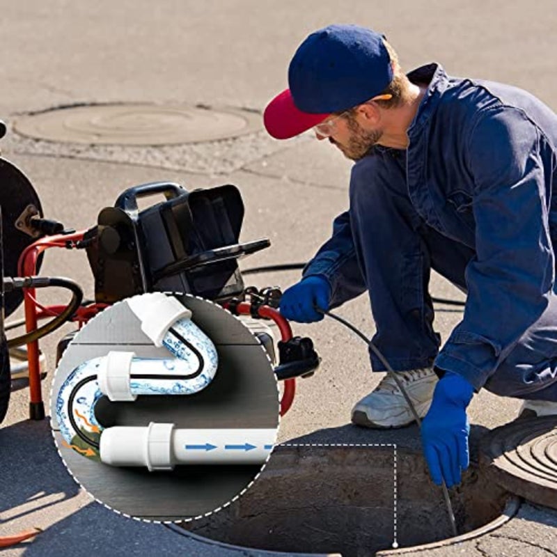 جهاز فك استنزاف المياه بطول 15 مترًا متوافق مع جهاز غسيل الضغط العالي Karcher/Lavor/Bosch، جهاز فك استنزاف المياه K2 K3 K4 K5 K7 - Image 5