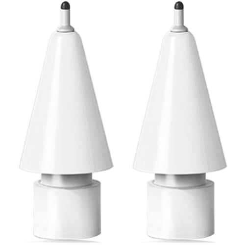 SIXFU Upgraded Tips for Apple Pencil Tip, Safe Replacement Tips Anti-Scratch Pen Like Precise Control Rubber Nibs for Apple Pen (2 Pack) - Image 1