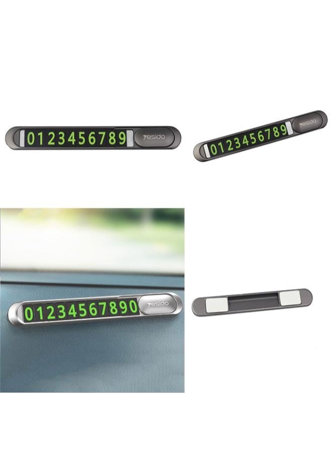 يسيدو حامل  لوحة أرقام وقوف السيارات المؤقتة YESIDO C88 المضيئة المخفية ملحقات داخلية للسيارات - Image 4