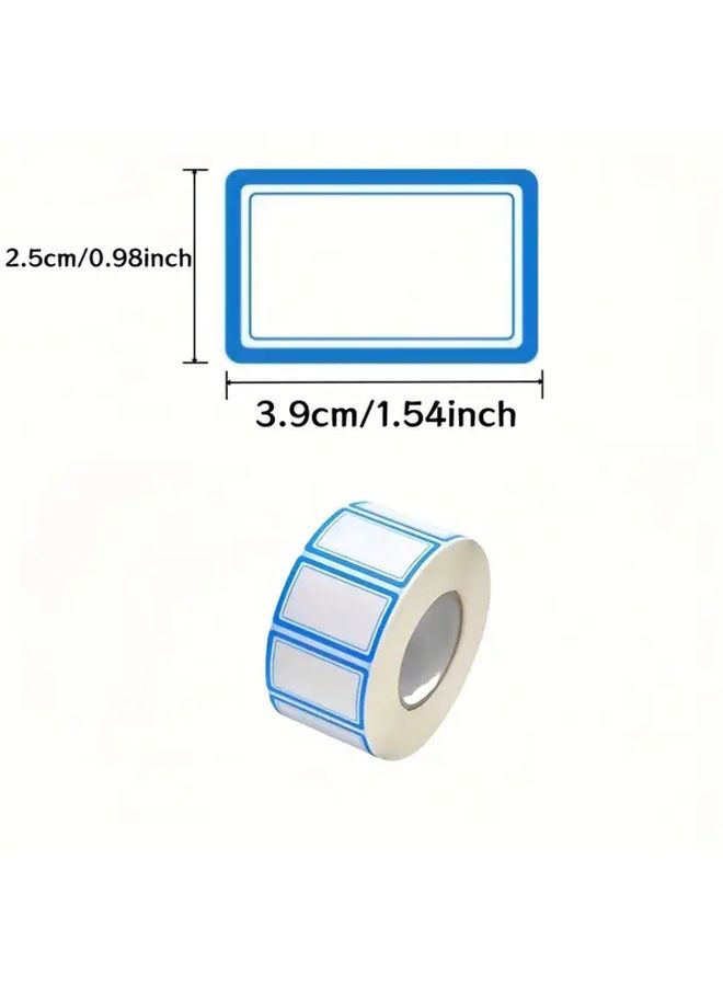 Red Self Adhesive Labels With Rounded Corners Repositionable Permanent Sticky Notes For Office Price Tags - Image 2