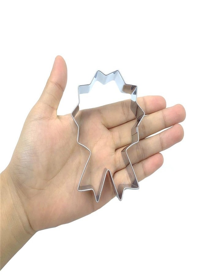 LILIAO Awards Medal Cookie Cutter, 2.6" Wide x 3.3" Tall x 1" Deep, Stainless Steel - Image 3