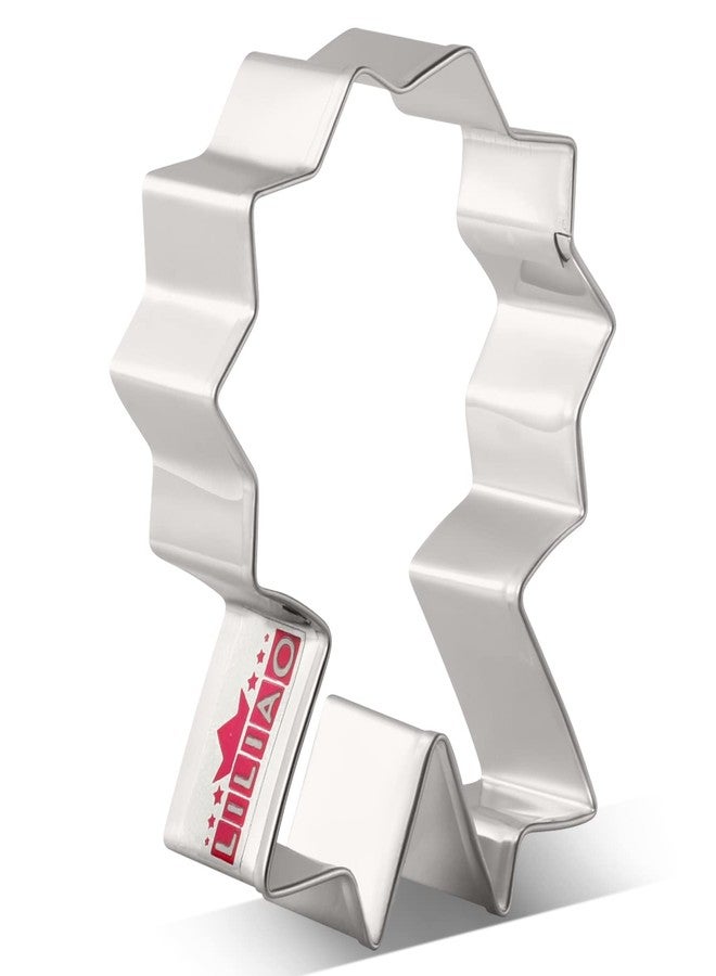 LILIAO Awards Medal Cookie Cutter, 2.6" Wide x 3.3" Tall x 1" Deep, Stainless Steel - Image 1