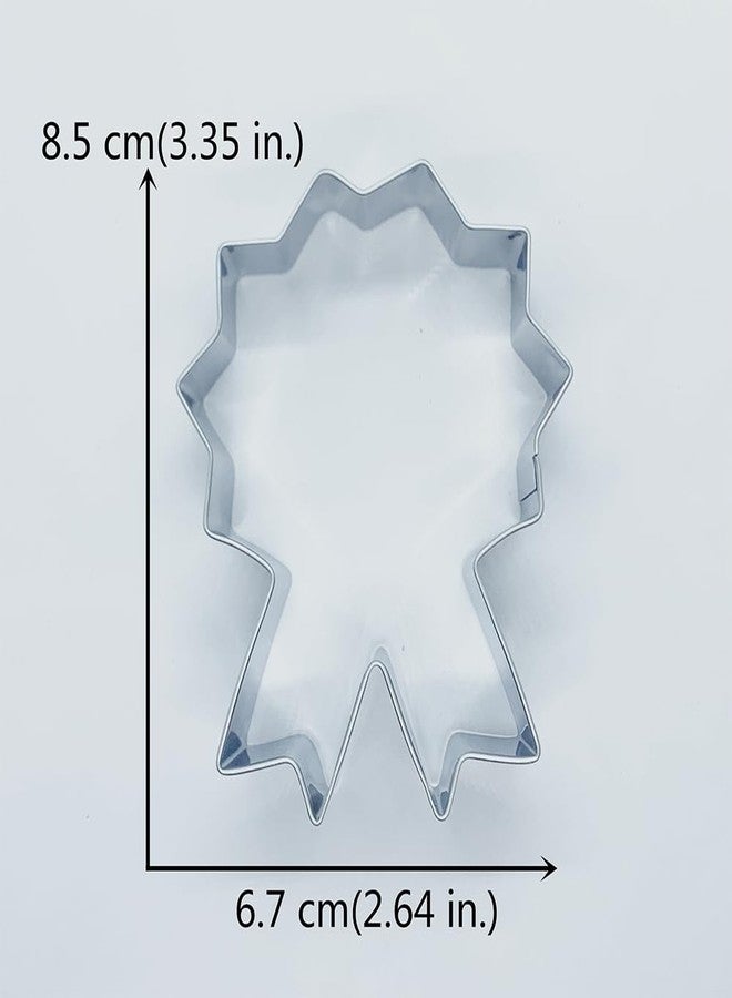 LILIAO Awards Medal Cookie Cutter, 2.6" Wide x 3.3" Tall x 1" Deep, Stainless Steel - Image 4