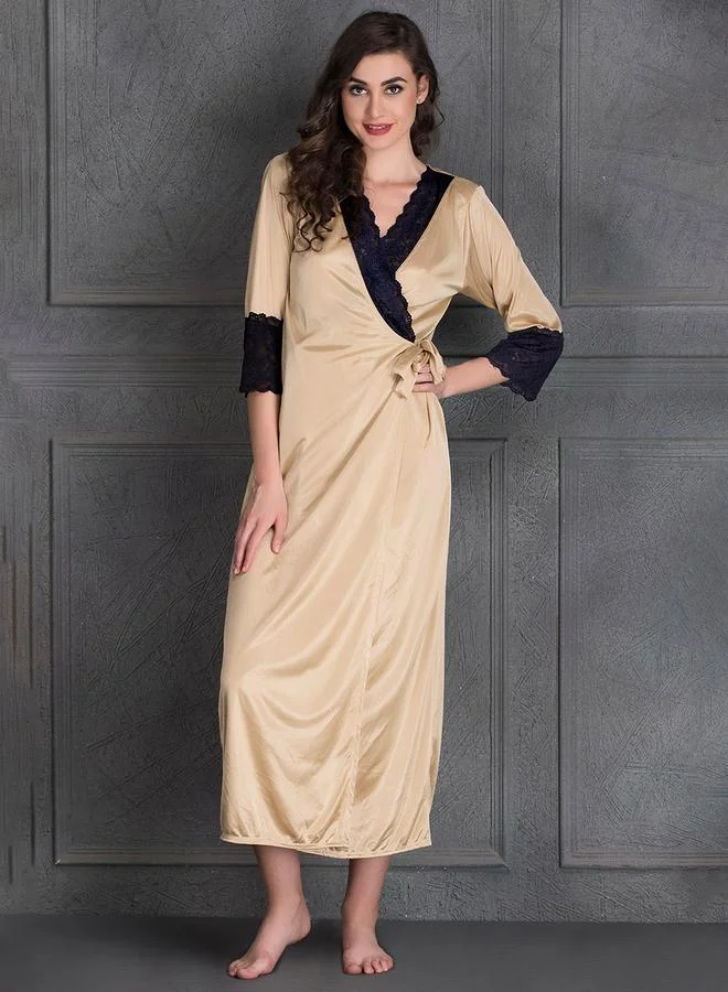 Clovia Pack of 5 - Satin and Lace Nightwear Set