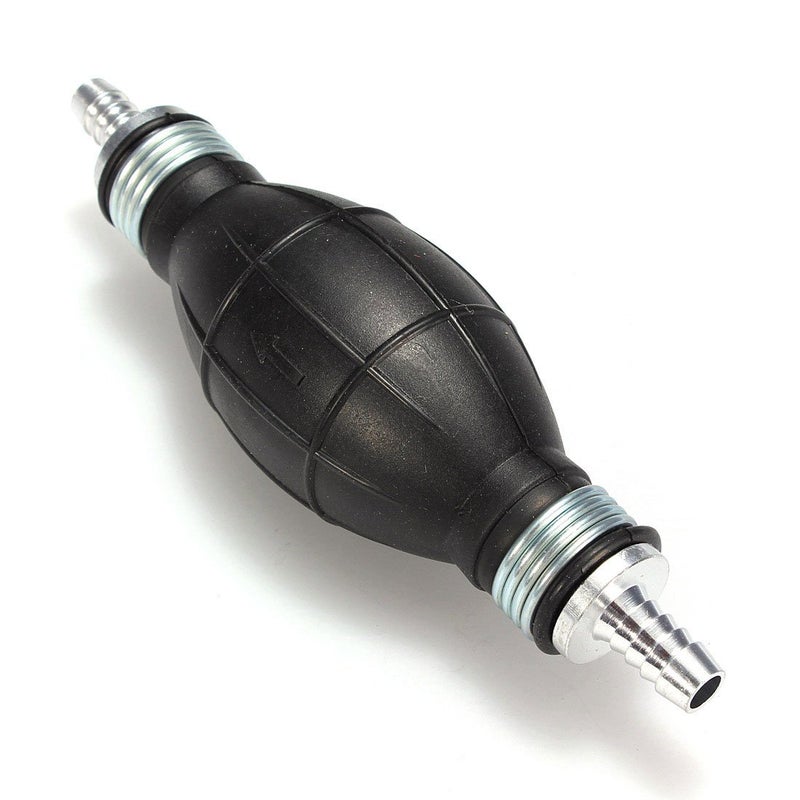 ePathChina 8mm 516 Black Primer Bulb Rubber Fuel Pump Transfer Vacuum Fuel Hand Primer Gasoline Petrol Diesel Pump for Marine Boat Accessories