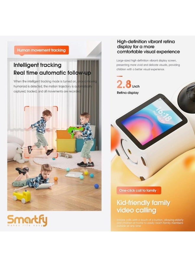 Smartfy Indoor Security Camera Full HD Baby Monitor with Human Detection & Night Vision - Image 2
