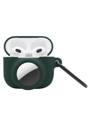 Case Cover 2 in 1 Shockproof Full Coverage Silicone Protective Case For AirPods 3 / AirTag Dark Green - pzsku/Z3285A9F2F309601BACFFZ/45/_/1714875569/af08acd6-6520-4f6a-9655-96fbadb4001c