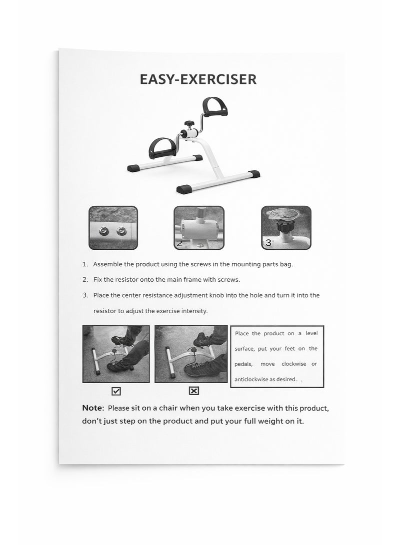 Advance Care Arm & Leg Pedal Exerciser 9601 – Steel Mini Exercise Bike with Adjustable Resistance - Image 5