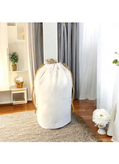 White Drawstring Storage Bag Large 72X62 cm - Moving Bag - Quilt Pillow Laundry Storage Bag - pzsku/Z3285D0713819E5BB5C98Z/45/_/1730722798/14439588-fede-400e-98c1-8d16f74bb49a