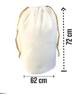 White Drawstring Storage Bag Large 72X62 cm - Moving Bag - Quilt Pillow Laundry Storage Bag - pzsku/Z3285D0713819E5BB5C98Z/45/_/1730722799/2ad38c6e-9a0c-461e-9392-a9e40d47d909