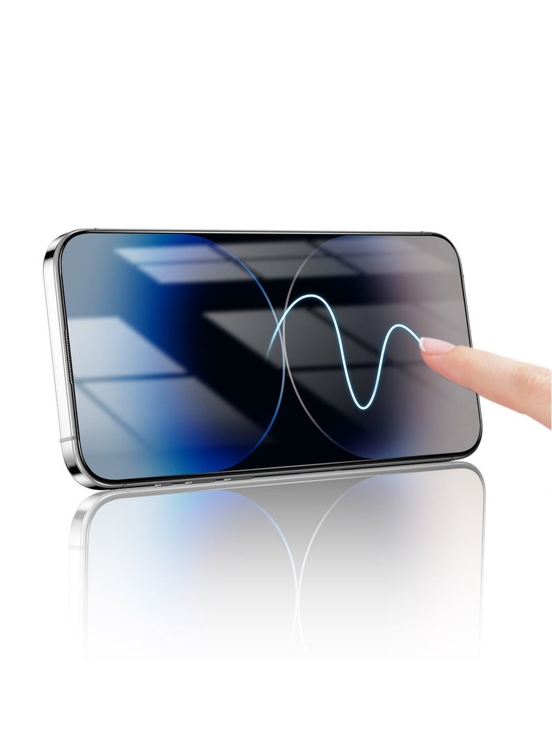 Green Lion 9H Steve HD Glass Protector for iPhone 15 Pro Max - Black Edge/Clear - Image 5