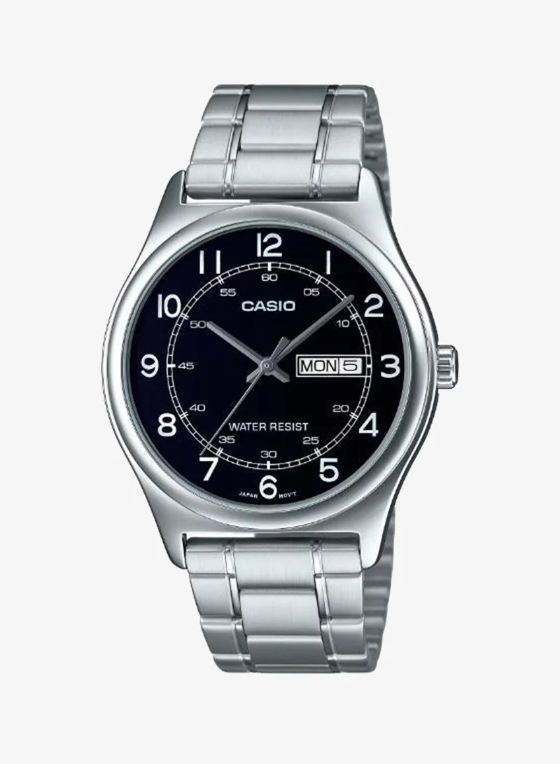 Casio Men's Stainless Steel Analog Watch MTP-V006D-1B2UDF - 38 mm