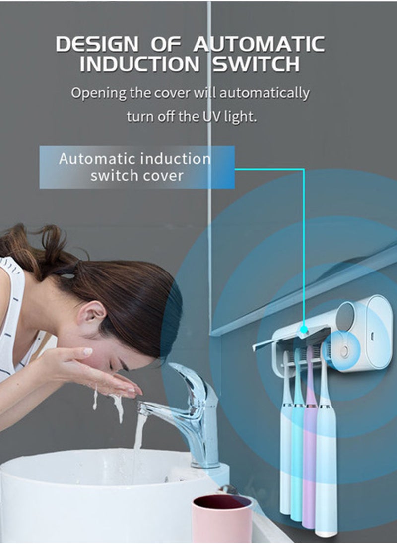 Sharpdo Home Toothbrush Sterilizer Toothbrush Cleaning UV Disinfection Box  - Image 5