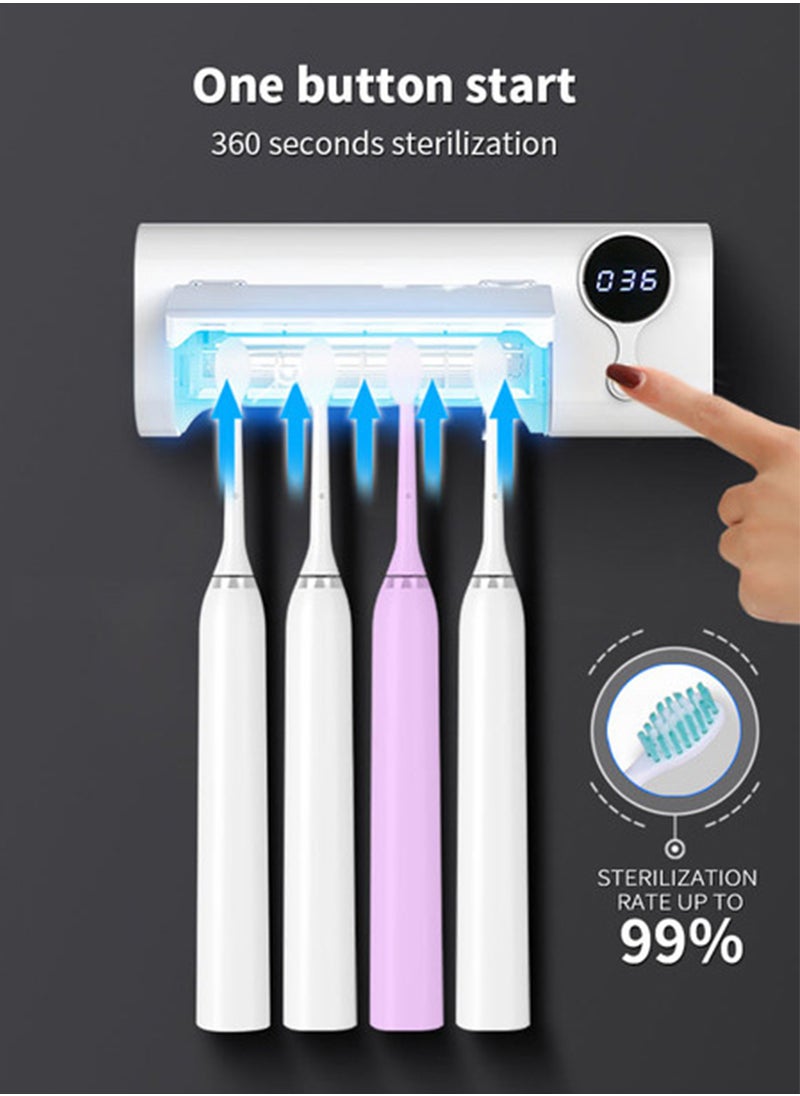 Sharpdo Home Toothbrush Sterilizer Toothbrush Cleaning UV Disinfection Box  - Image 3