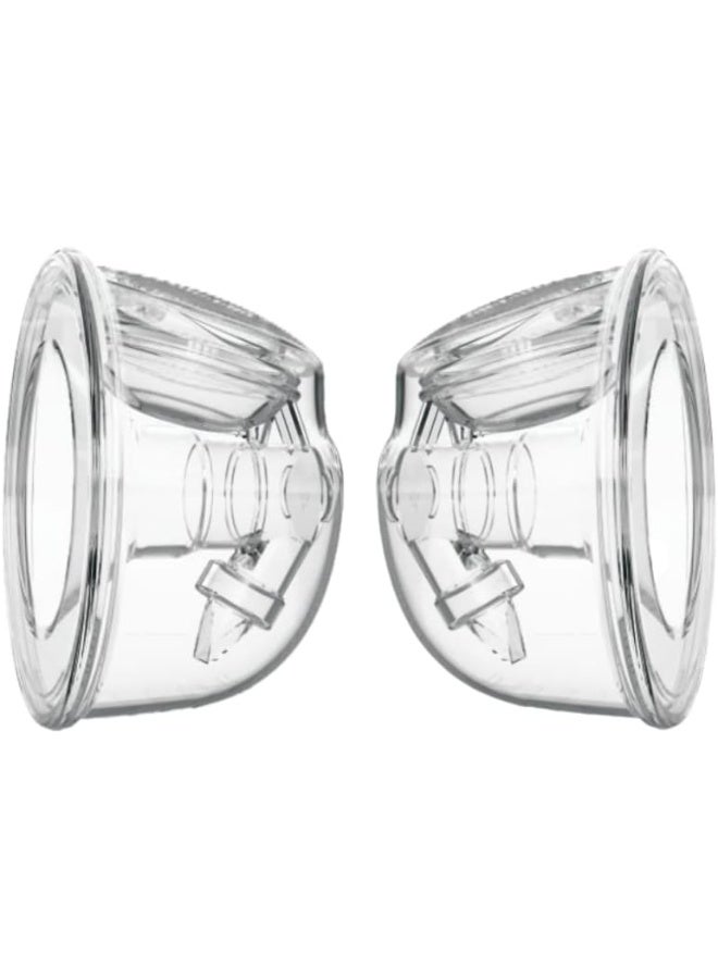 Zomee Zomee Wearable Two Silicone Hands Free Collection Cups - Image 2