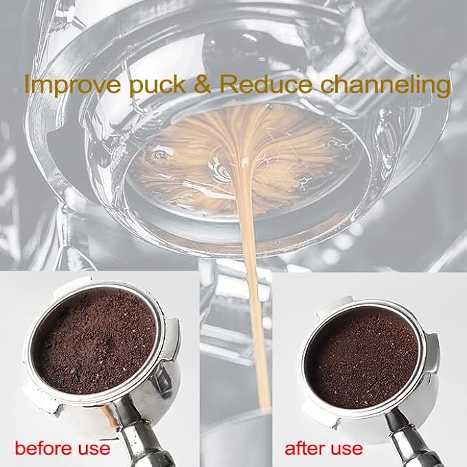 GeeAnkok 3Pcs Professional 535Mm Coffee Puck ScreenEspresso Portafilter Lower Shower ScreenContact ScreenReusable Filter Screen  17Mm Thickness 150Um  Stainless Steel - Image 4