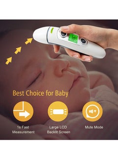 MileMelo Household Medical Grade Electronic Infrared Thermometer Baby Forehead/Ear Thermometer  - Image 3