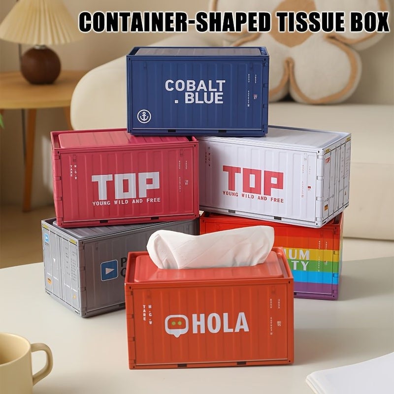Yellow Tinplate Tissue Box For Home Kitchen Bathroom Bedroom - Image 4