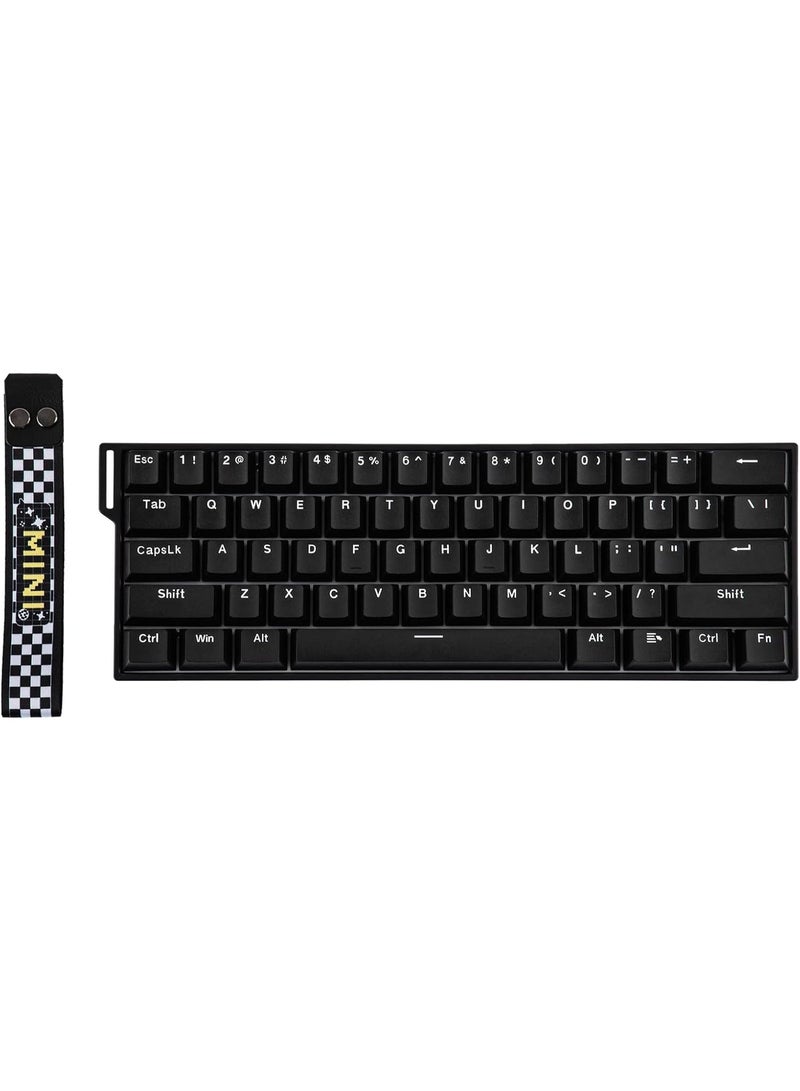 AULA MINI60 HE Standard Wireless Hall Effect Gaming Keyboard 60% 61-Key with Adjustable Actuation Rapid Trigger 0.01mm Sensitivity Tri-Mode Bluetooth 5.0 / 2.4GHz / USB-C RGB Backlit PBT Keycaps SOCD DKS Custom Keyboard for PC Mac - Image 2