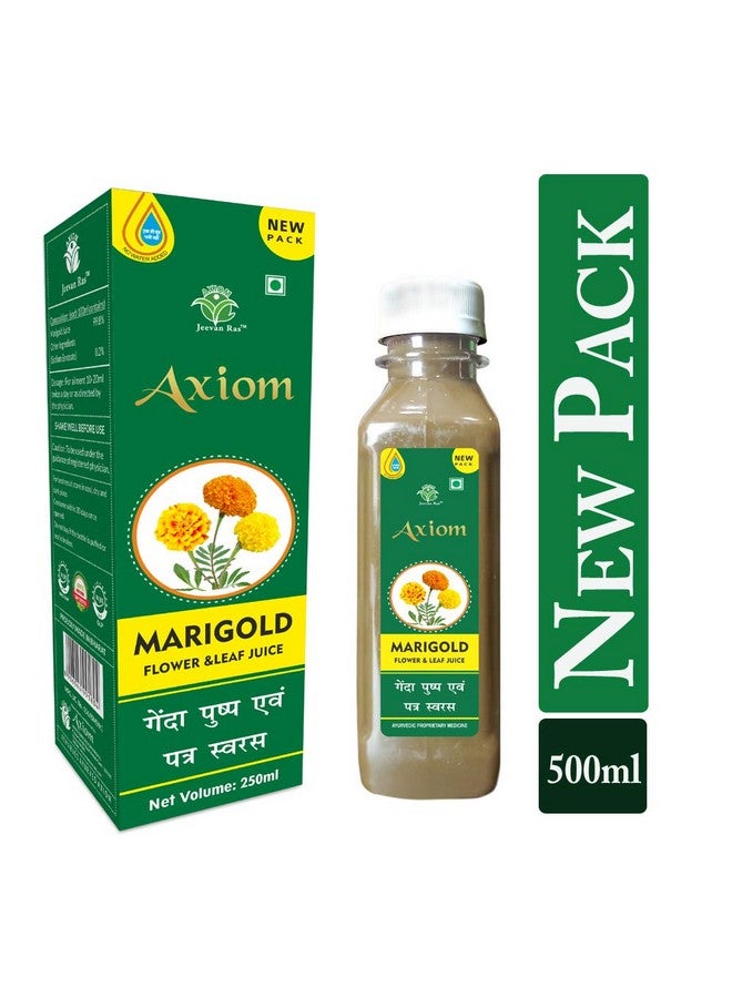 Axiom_Ayurveda Marigold Juice | Helpful In Wound Repair | Reduce Blemishes and Skin Problems | No Added Sugar - 250ml - Image 2