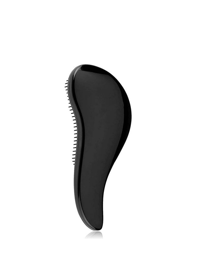 MAJESTIQUE Detangler Brush Tangle Free Hair Brush Kids Detangling Brushes No Tangle Knots Free Naturals Glide Thru No Pain Hair Comb For Women Girls Curly Hair (1 Colored Size 7.4 Inch Multicolor)  - Image 1