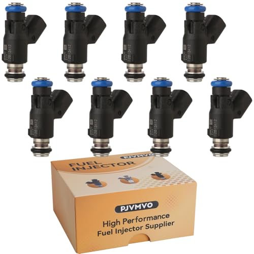 Pjvmvo GM12613412 60L Flex Fuel InjectorsCompatible withChevy 20102020 Silverado Express Suburban 2500 3500Compatible withGMC Yukon Sierra Savana 60 Flex Engine 4 Holes Set of 8 - Image 1
