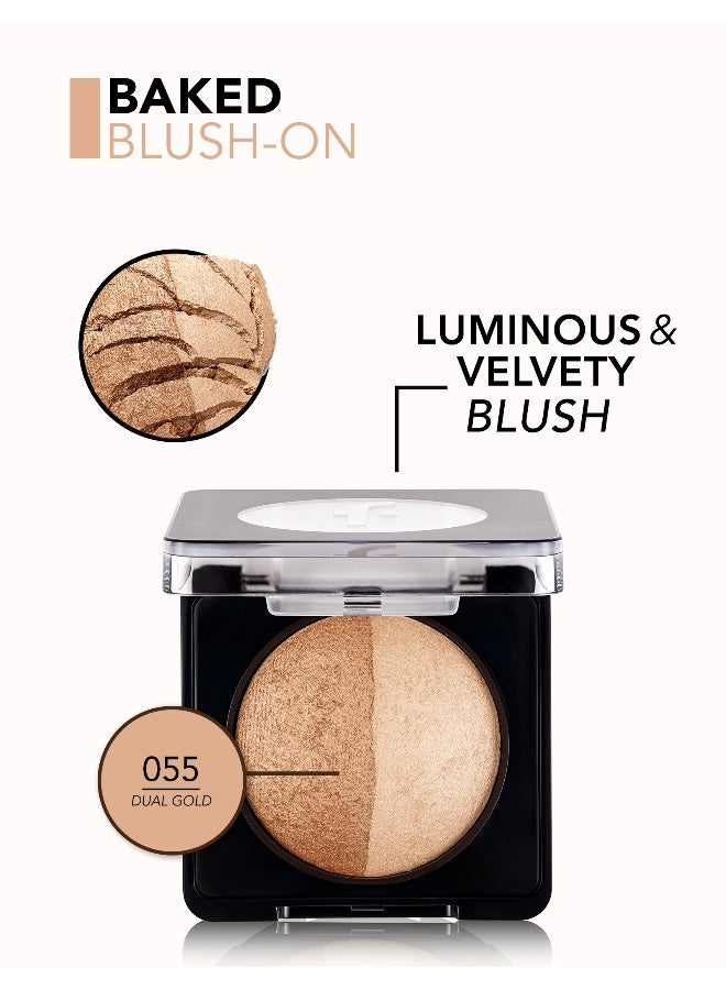 flormar NP Baked Blush On - 055 Dual Gold - Image 5
