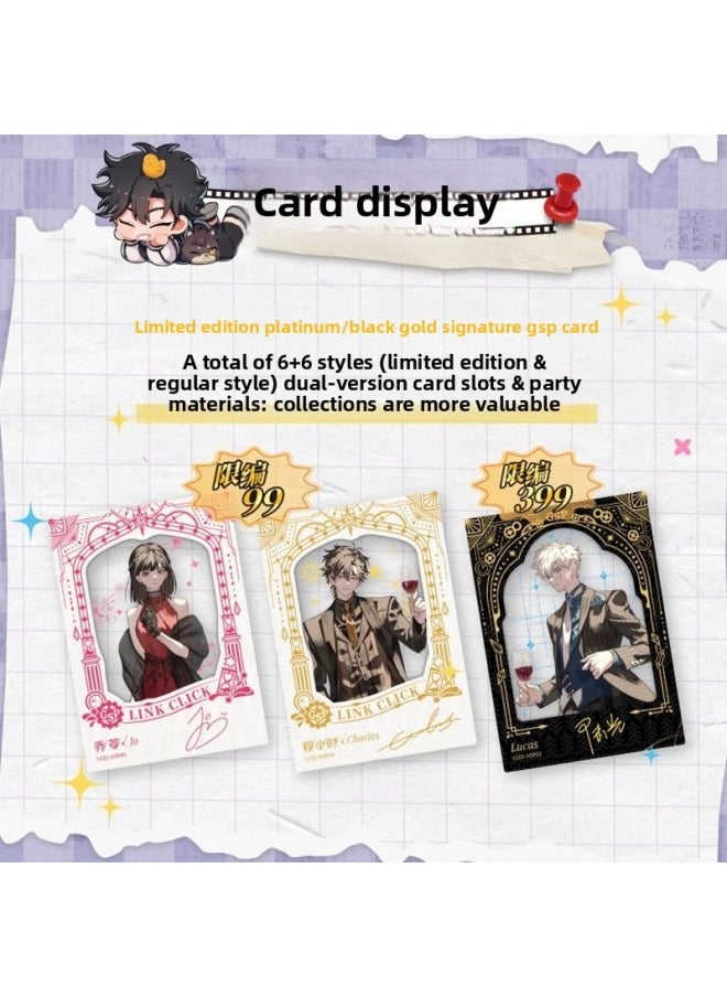 Generic - Collection Of Card Society Time Agent Card Time Gap Second Edition Qiao Ling Lu Guang Cheng Hours Collection Full Box Of Cards-Color:Card Collection Club-nezha Collector's Edition 1 Box Of 16 Packs (retail 10 Yuan Pack) - Image 1