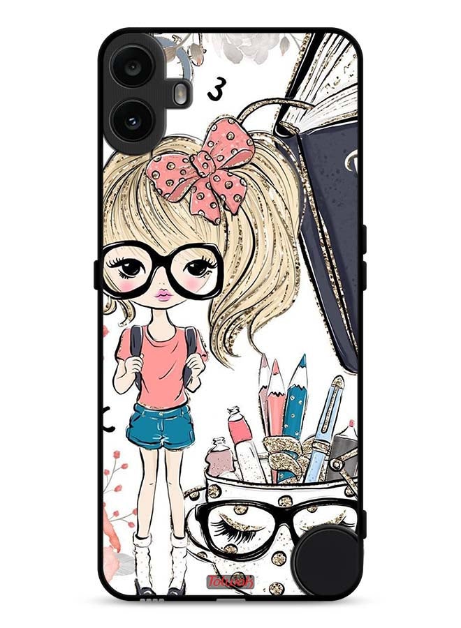 Tolwak Nothing CMF Phone 1 Protective Case Cover Unicorn Girl Art - Image 1