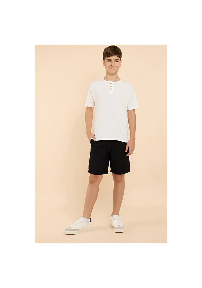R&b Solid Shorts with Drawstring Waist