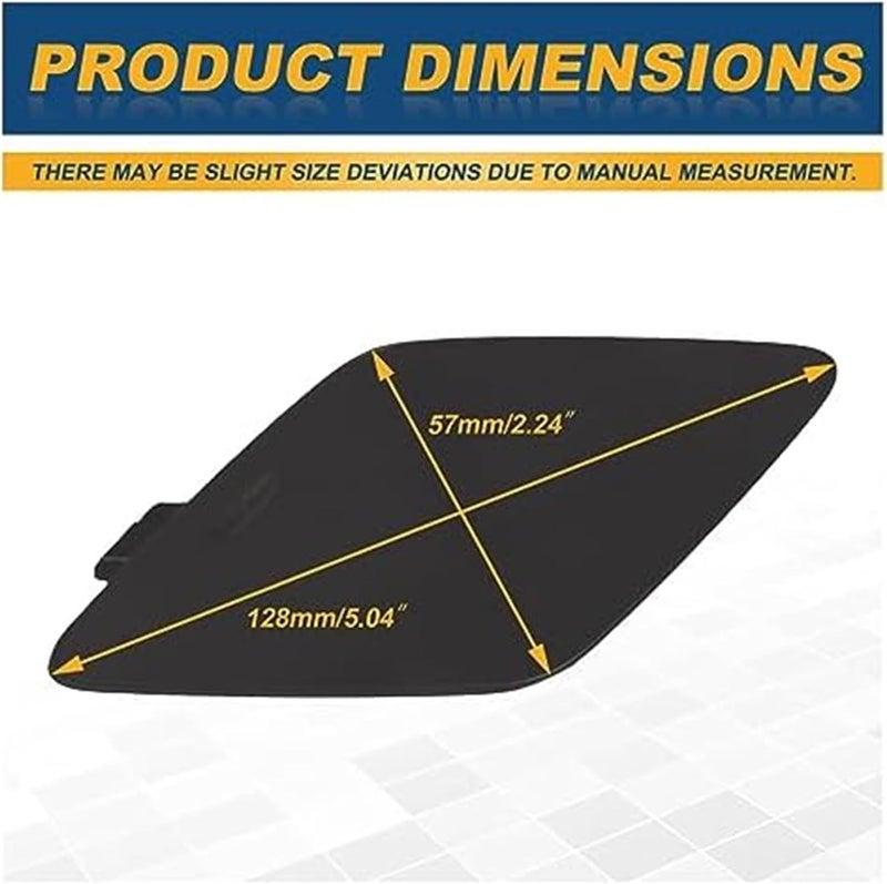 QASULER Tow Hook Eye Cover for Volvo XC60 - Image 4
