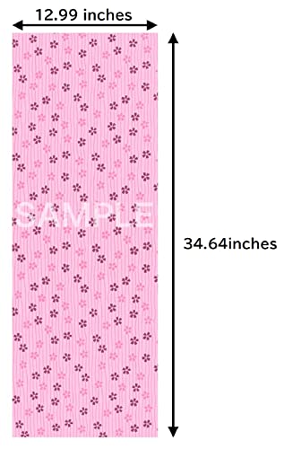 KOMESICHI irodori Japanese Traditional Towel Tenugui Whale 12.99 x 34.64 in with Tenugui Iroha (English Manual) - Image 4