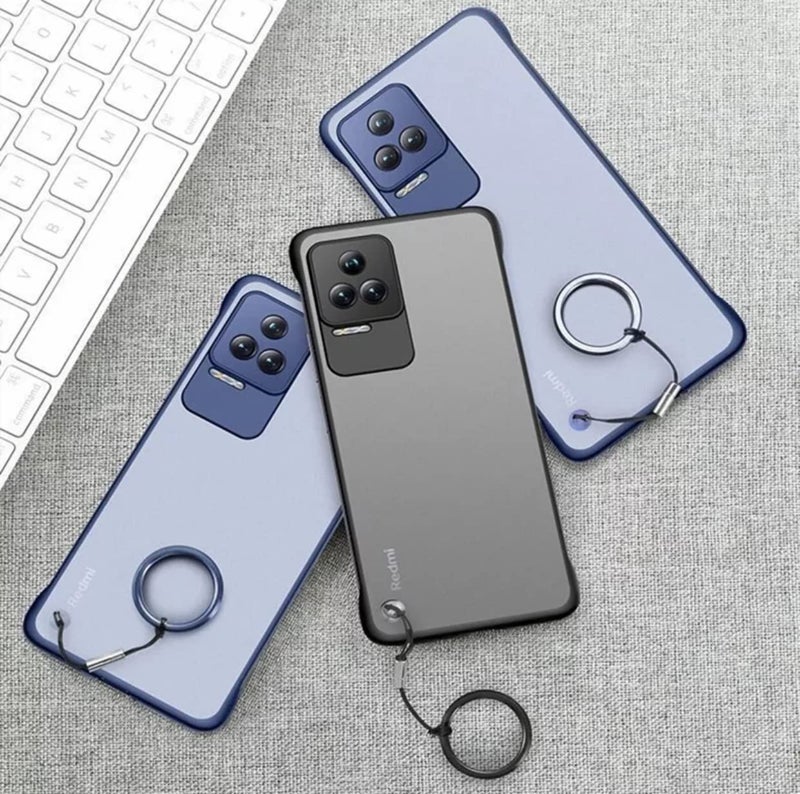 REALCASE Xiaomi 12 Pro 5G Back Cover Case | Slim Translucent Frameless Matte Hard Back Skin | Soft TPU Shock Proof Bumper Case Back Cover for Xiaomi 12 Pro 5G (Blue) - Image 5