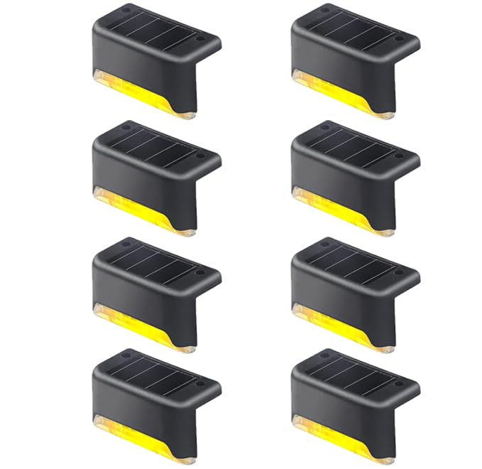 BTAG Solar-Powered Deck Light – IP65 Waterproof LED Step, Stair, Fence & Railing Light with Wide-Angle Illumination, Rechargeable Outdoor Lighting for Yard, Patio & Pathway.Pack of 8 - Image 4