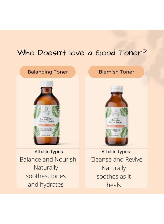بريتانيز تايم تونر الوجه بريتاني ثيم العضوي المتوازن بخلاصة بندق الساحرة، 113 مل | زيت النعناع والبرتقال الحلو يُهدئ البشرة ويُهدئها | تونر لطيف وسريع المفعول - Image 4