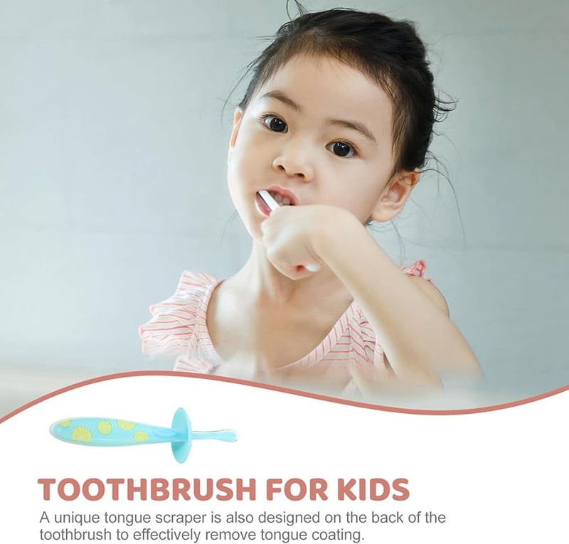 U Shaped Kids Toothbrush For Boys And Girls Deep Cleaning Non Slip Soft Bristles - Image 5