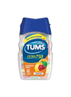 TUMS Tums Extra Strength 750mg 48 Chewable Tablets  - Image 1