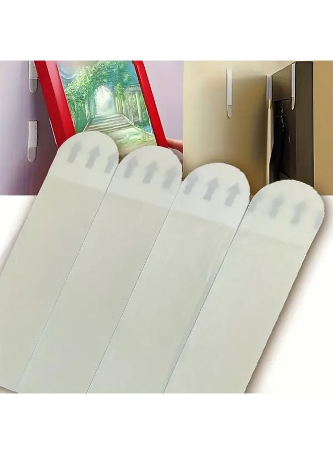 12 Pcs Heavy Duty Removable Adhesive Strips No Residue Double Sided Tape For Wall - Image 2