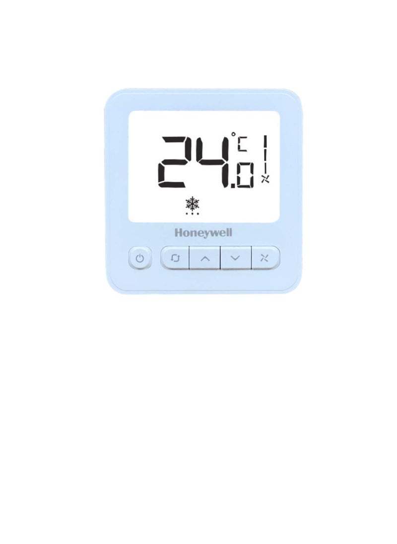 Honeywell - Honeywell Digital Thermostat WS8 Extra large LCD White Back light Display 2 Pipe Heat Cool With Manual or Automatic 3Speed Fan Control  Suitable for Chiller Compressor HVAC System 230V - Image 1