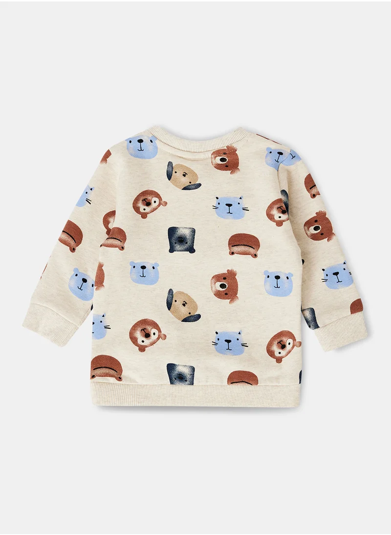 نيم ات Boys Printed Sweatshirt