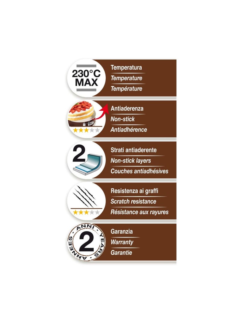 غوارديني طاجن مستطيل 28 سم  جاردينى متعدد الألوان 74022PU - Image 4